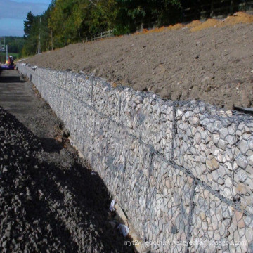 8 * 10 cestas sextavadas galvanizadas de Gabion